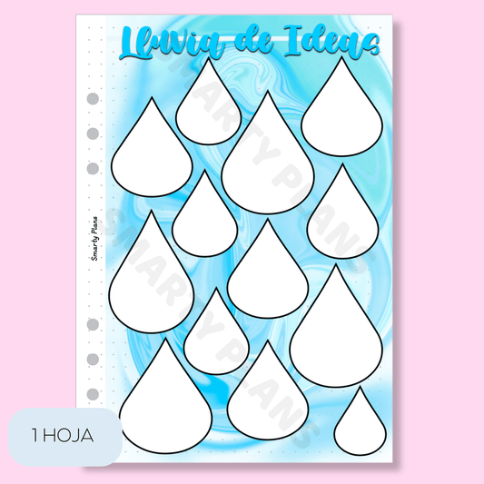 Plantilla Individual - Lluvia de Ideas