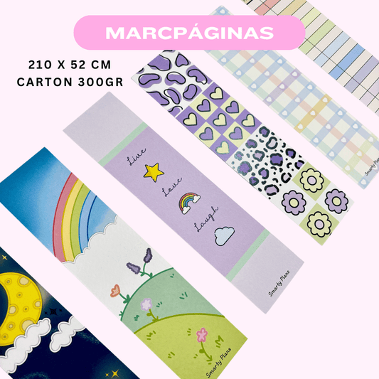 Marcapáginas - 6 modelos a elegir
