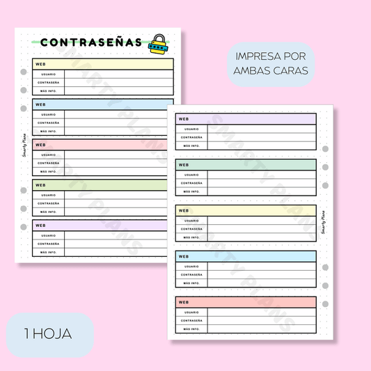 Plantilla Individual - Contraseñas (VERSIÓN 2)