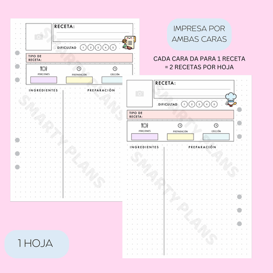 Plantilla Individual - Receta