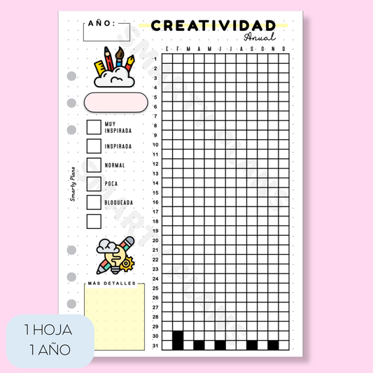 Hoja Anual - Creatividad