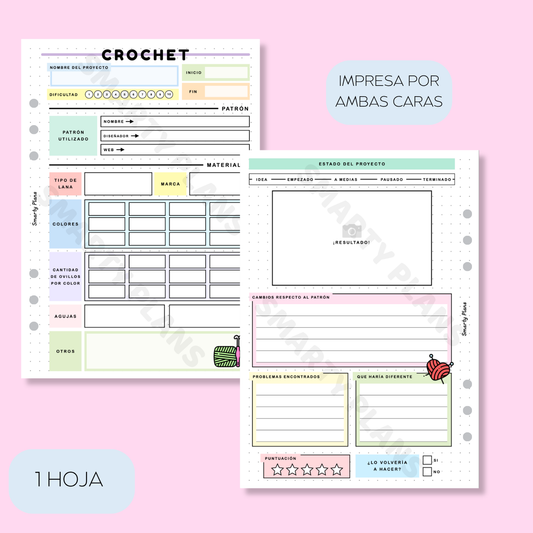 Plantilla Individual - Crochet