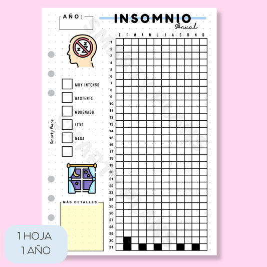Hoja Anual - Insomnio