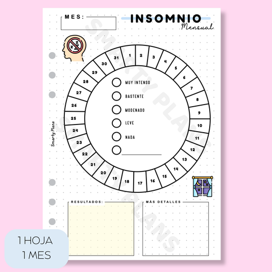 Plantilla Mensual - Insomnio