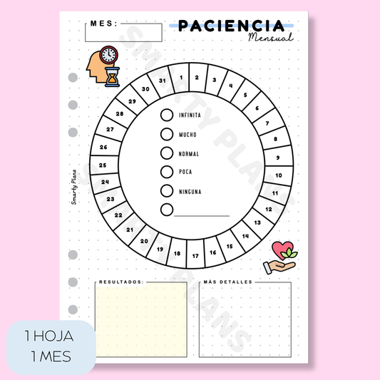 Plantilla Mensual - Paciencia