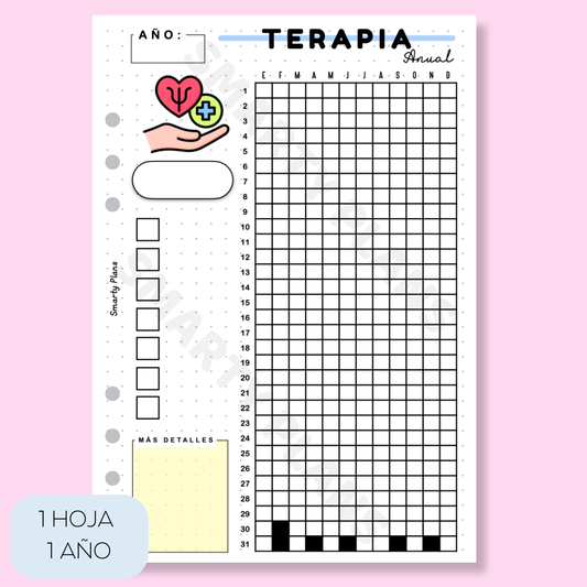 Hoja Anual - Terapia
