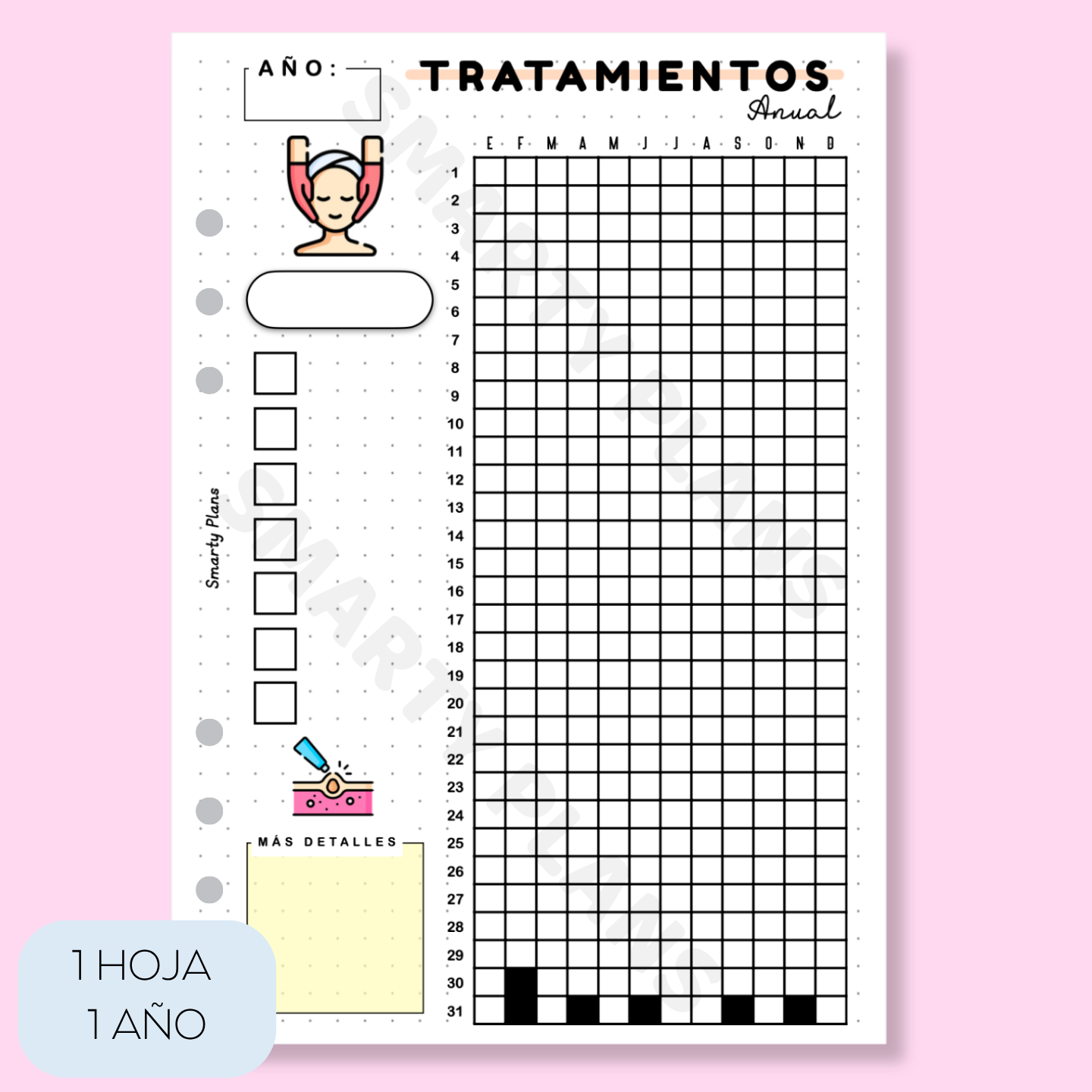 Hoja Anual - Tratamientos